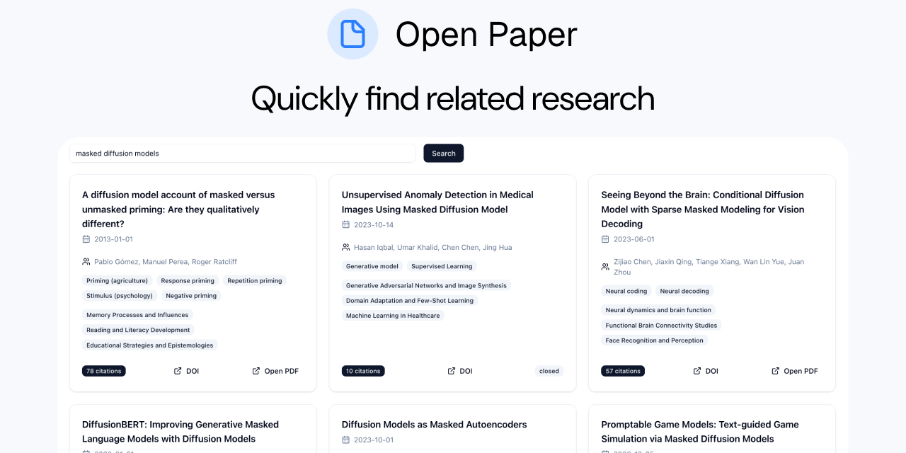 Find related research papers