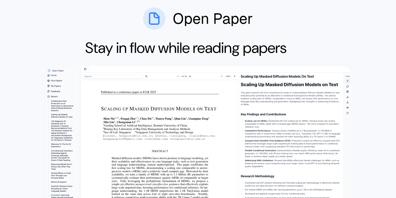 Deep paper reading with AI assistance